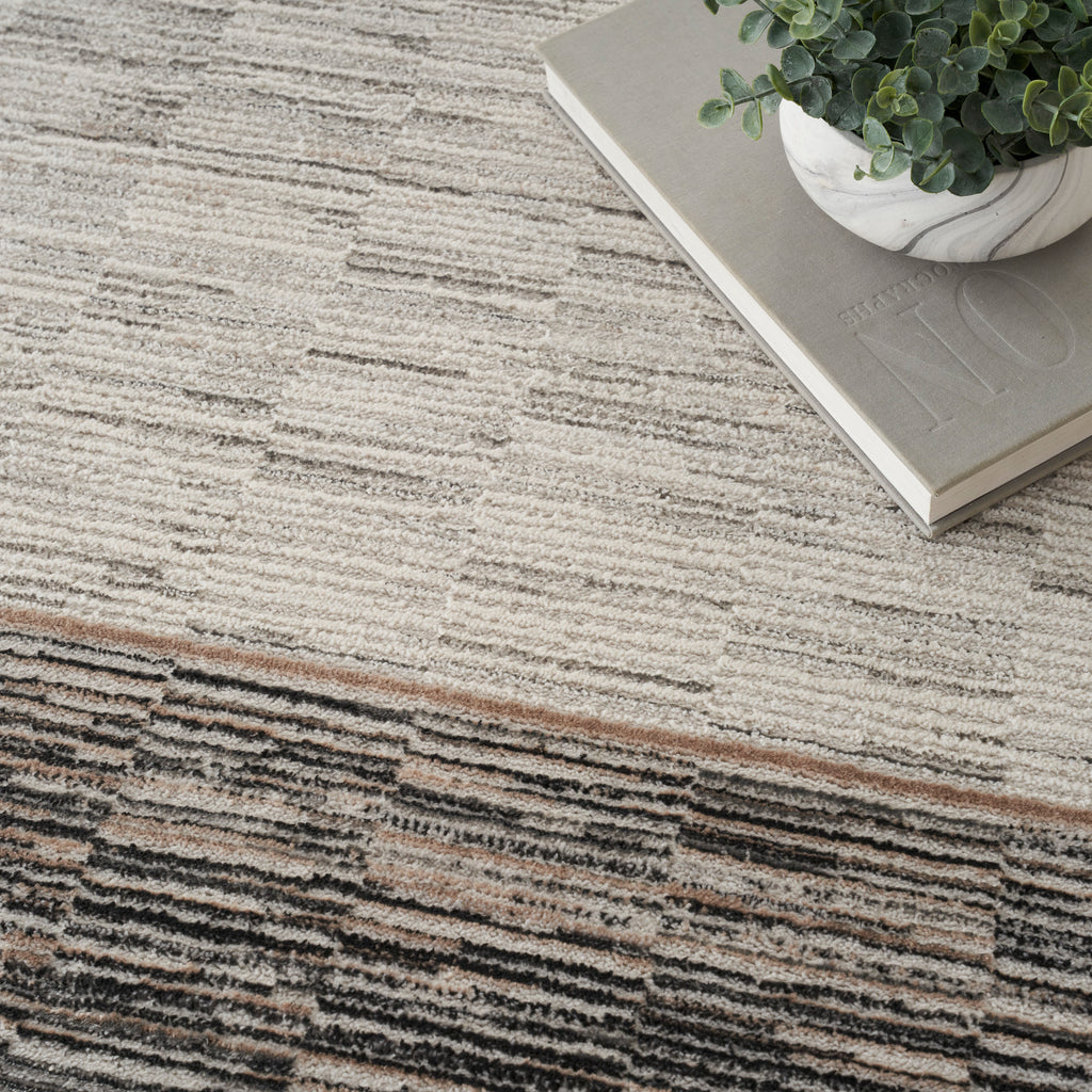 nourison desire dsr02 grey black rug