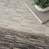 nourison desire dsr02 grey black rug