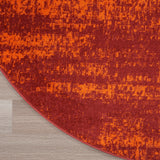nourison nourison essentials nre03 red rug