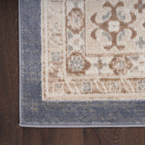 nourison serenity home srh01 ivory blue rug