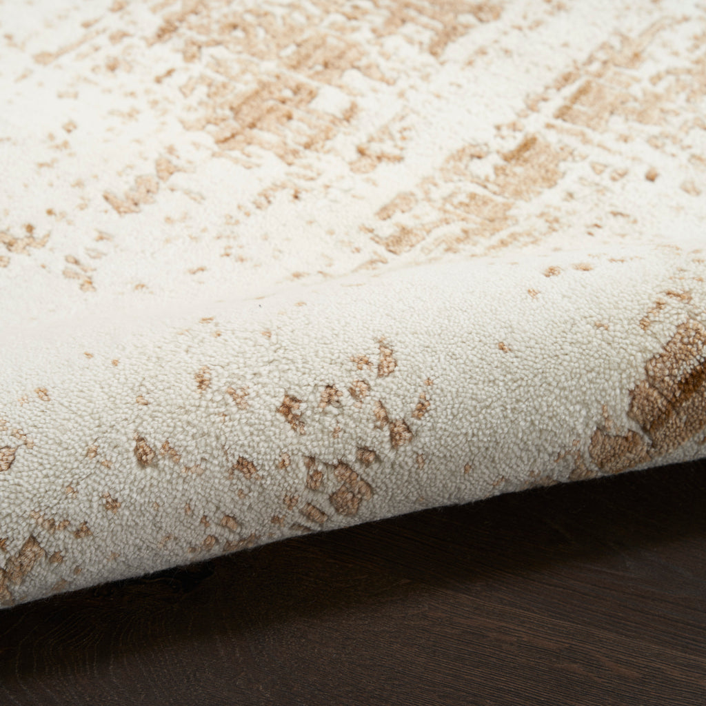 nourison harmony hay01 ivory gold rug