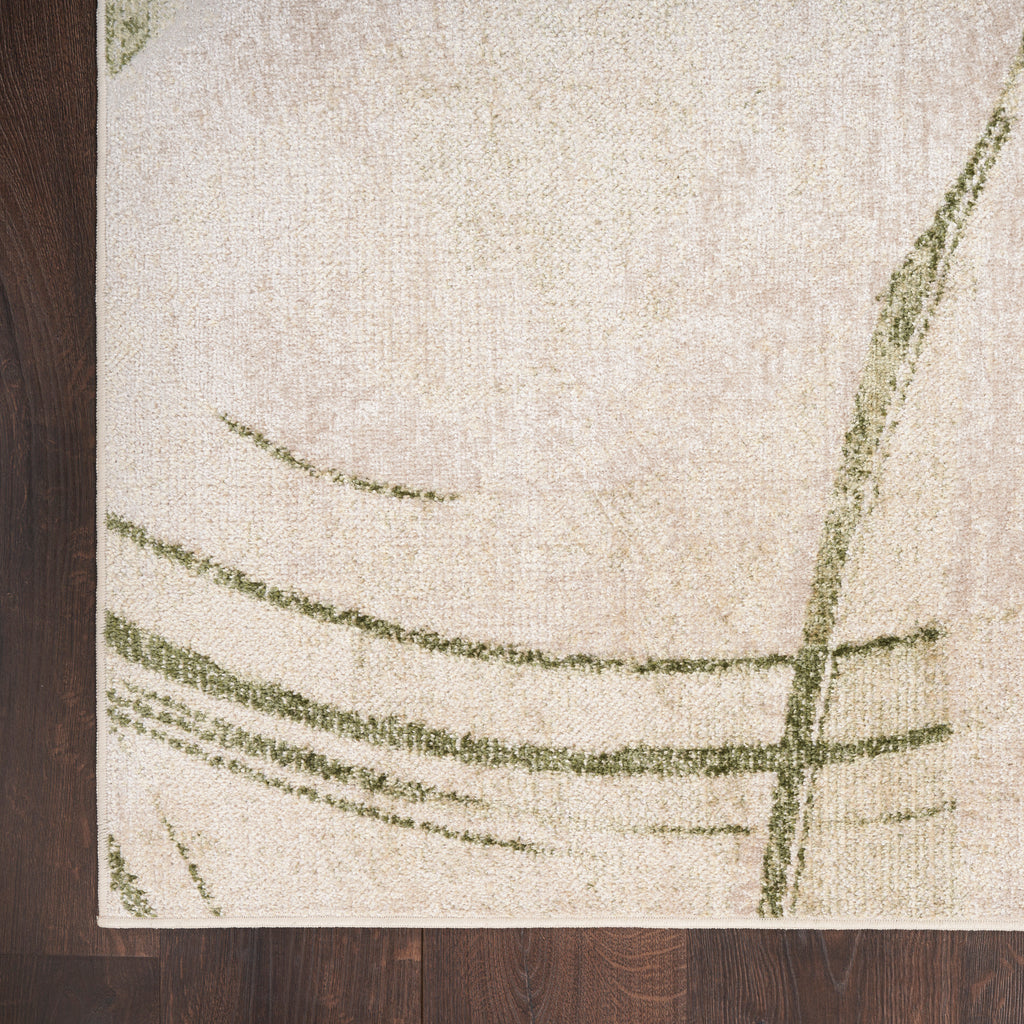 nourison astra machine washable asw14 beige green rug