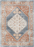 nourison astra machine washable asw11 denim multicolor rug