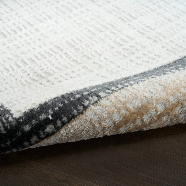 nourison dekor dek06 grey charcoal rug
