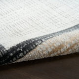 nourison dekor dek06 grey charcoal rug