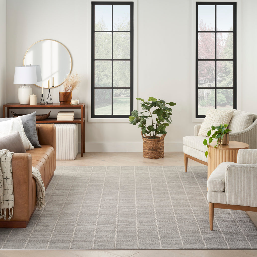 nourison serenity home srh05 light grey rug