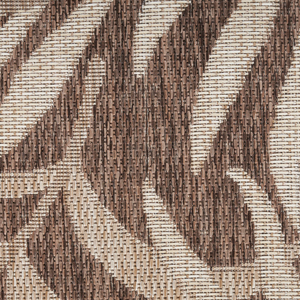 nourison garden oasis goa01 mocha rug