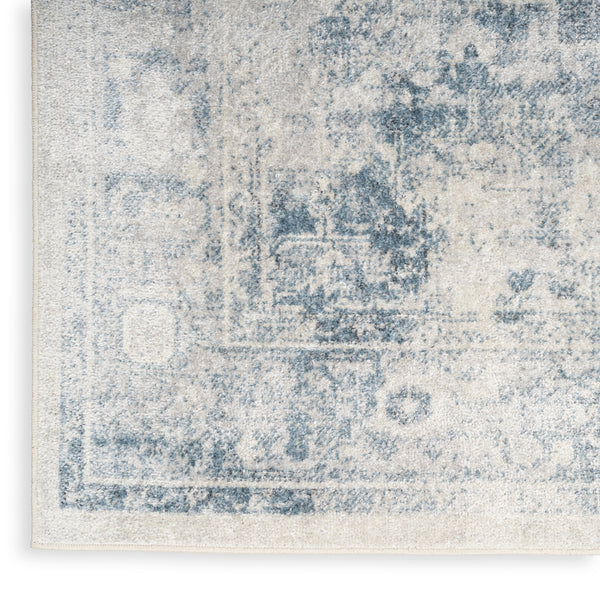 nourison astra machine washable asw11 blue ivory rug