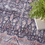 nourison grand washables grw06 navy ivory rug