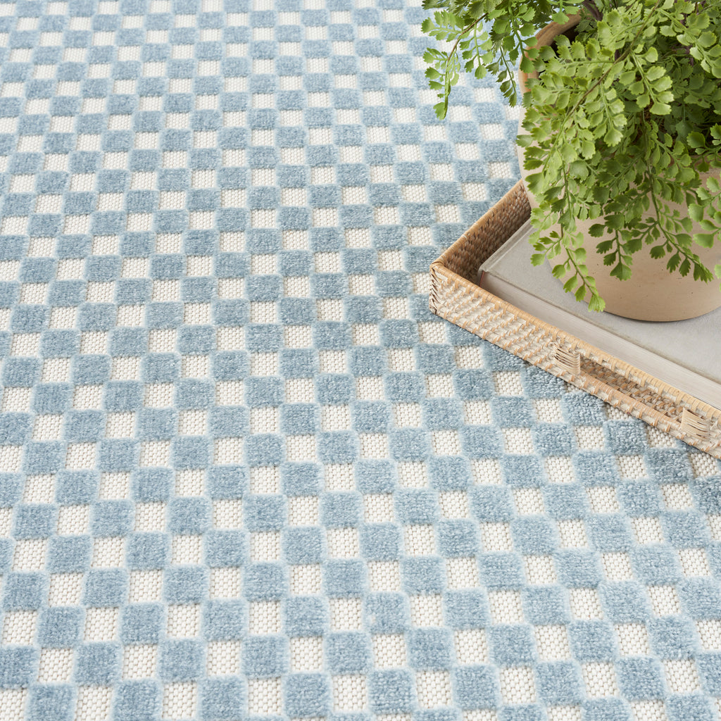 nourison care free caf02 blue rug
