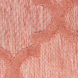 nourison easy care nes01 coral orange rug