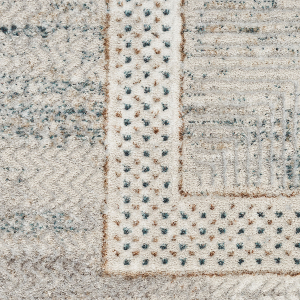 nourison glitz glz07 ivory multicolor rug