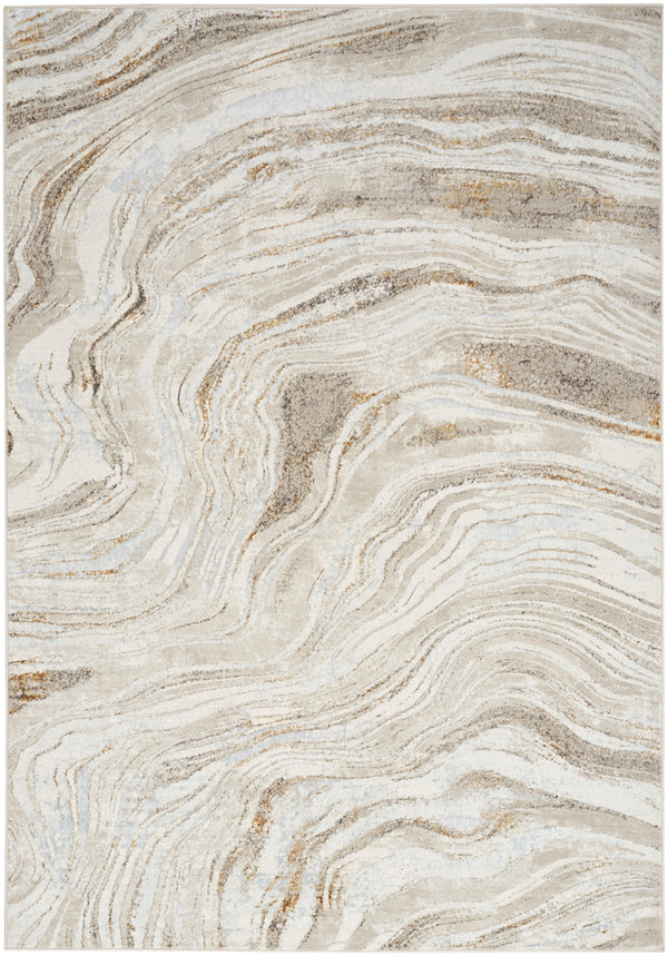 nourison glitz glz22 grey gold rug