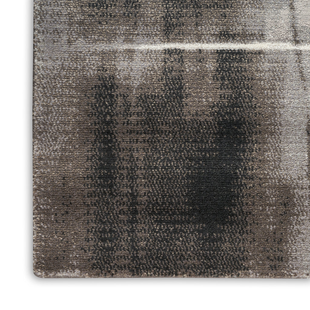 nourison twilight twi30 grey ivory black rug