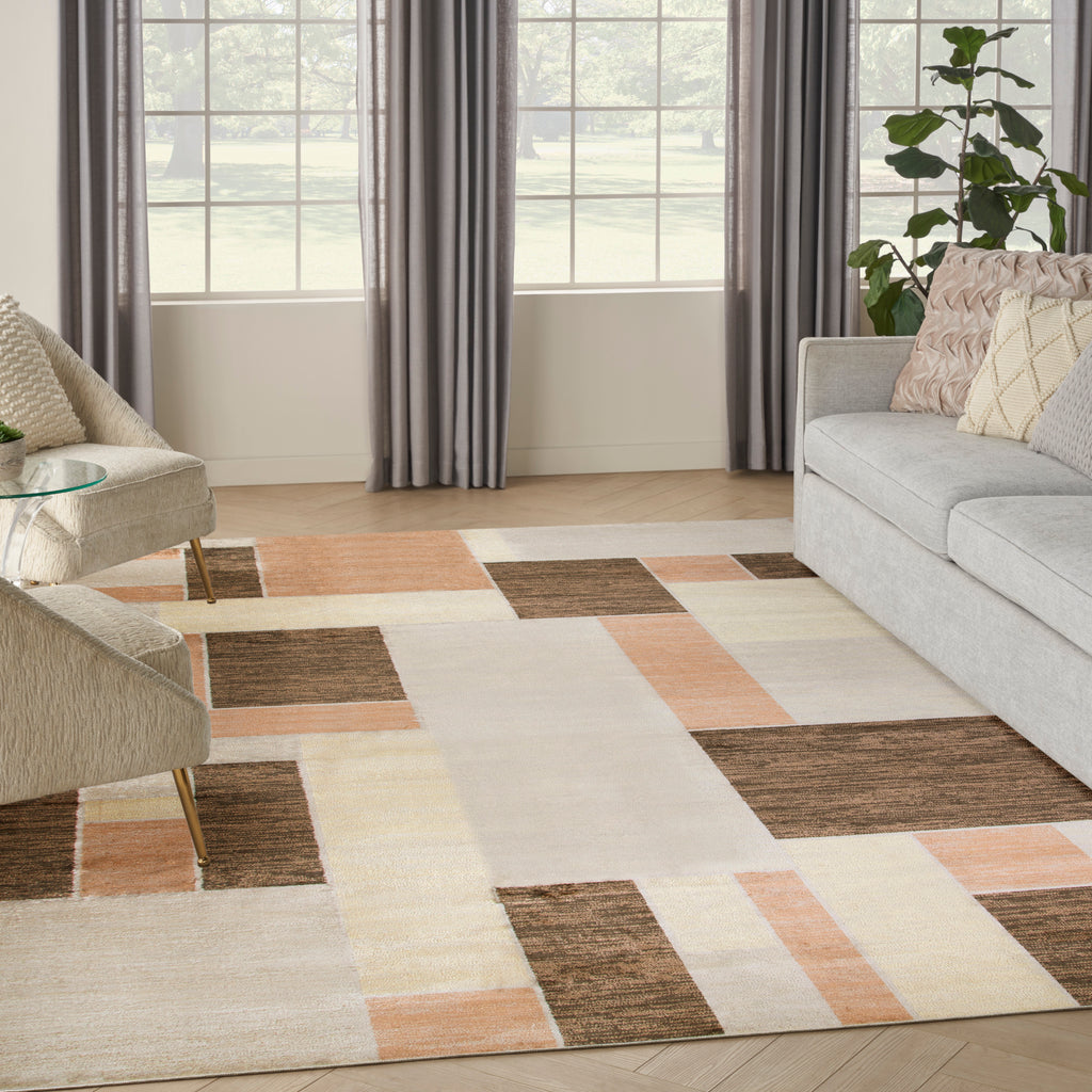 nourison astra machine washable asw09 beige multicolor rug