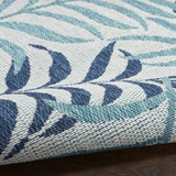 nourison garden oasis goa01 blue rug