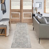 nourison astra machine washable asw12 grey blue rug