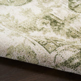nourison astra machine washable asw12 ivory green rug
