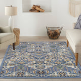nourison allur alr03 light blue rug