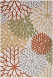 nourison aloha alh05 ivory multicolor rug