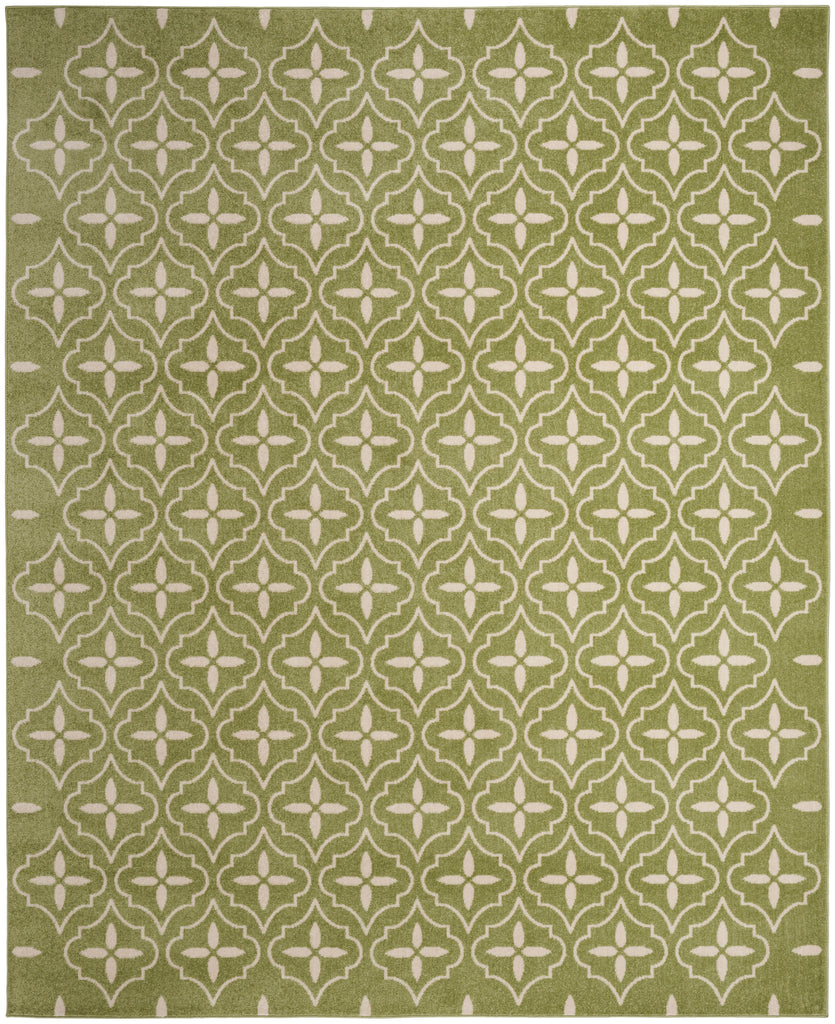 nourison nourison essentials nre04 green ivory rug