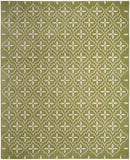 nourison nourison essentials nre04 green ivory rug