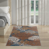 nourison seaside sds04 blue multicolor rug