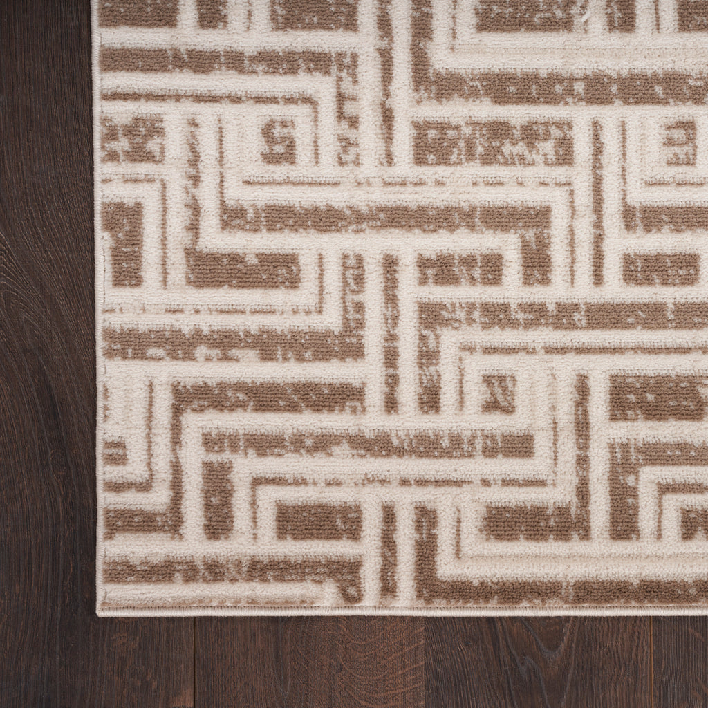 nourison serenity home srh04 mocha ivory rug