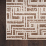 nourison serenity home srh04 mocha ivory rug