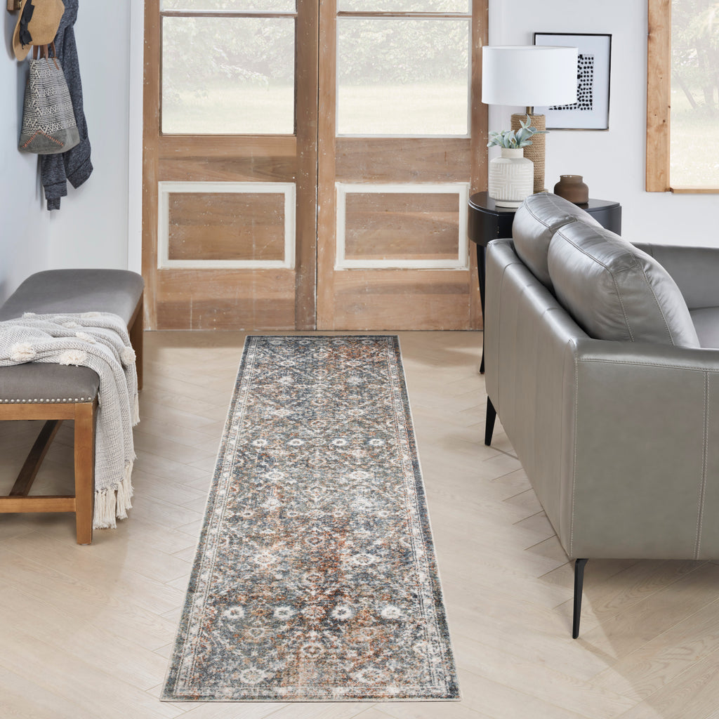 nourison astra machine washable asw16 ivory multicolor rug