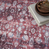 nourison grand washables grw06 brick ivory rug