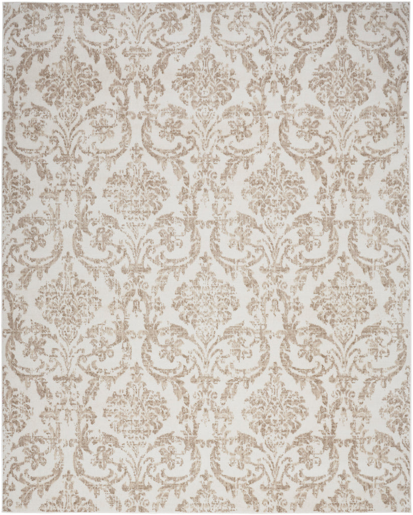 nourison jubilant jub09 ivory beige rug