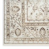 nourison dekor dek03 ivory brown rug