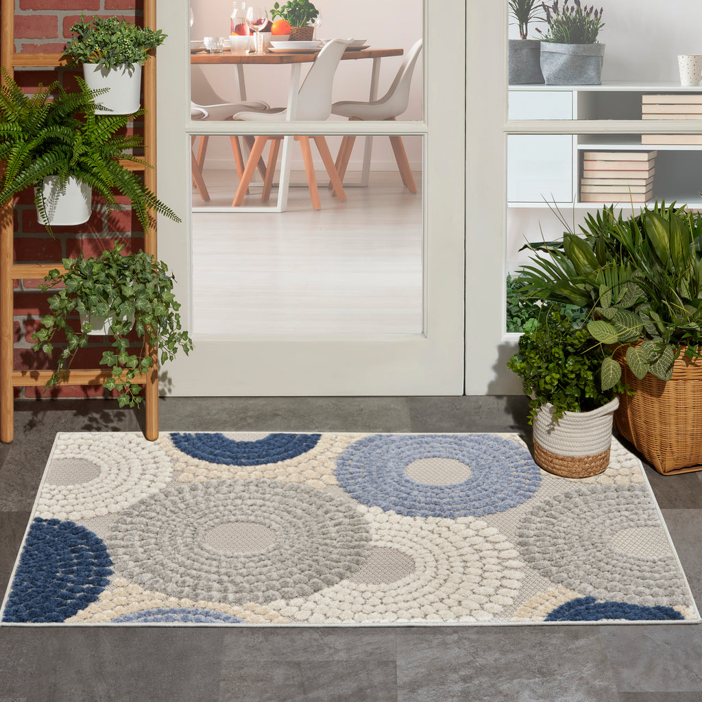 nourison aloha alh29 blue grey rug