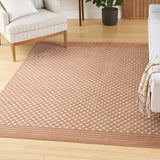 nourison care free caf02 copper rug