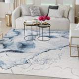 nourison daydream ddr01 ivory blue rug