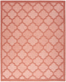 nourison easy care nes01 coral orange rug