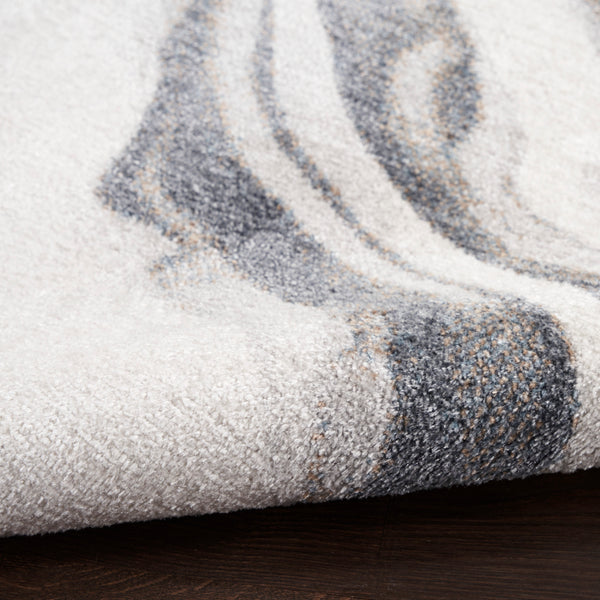 nourison astra machine washable asw15 ivory grey rug