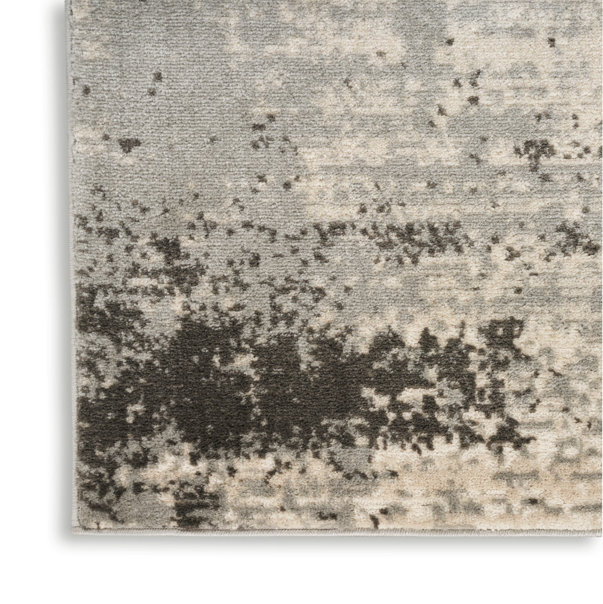 nourison serenity home srh06 ivory grey rug