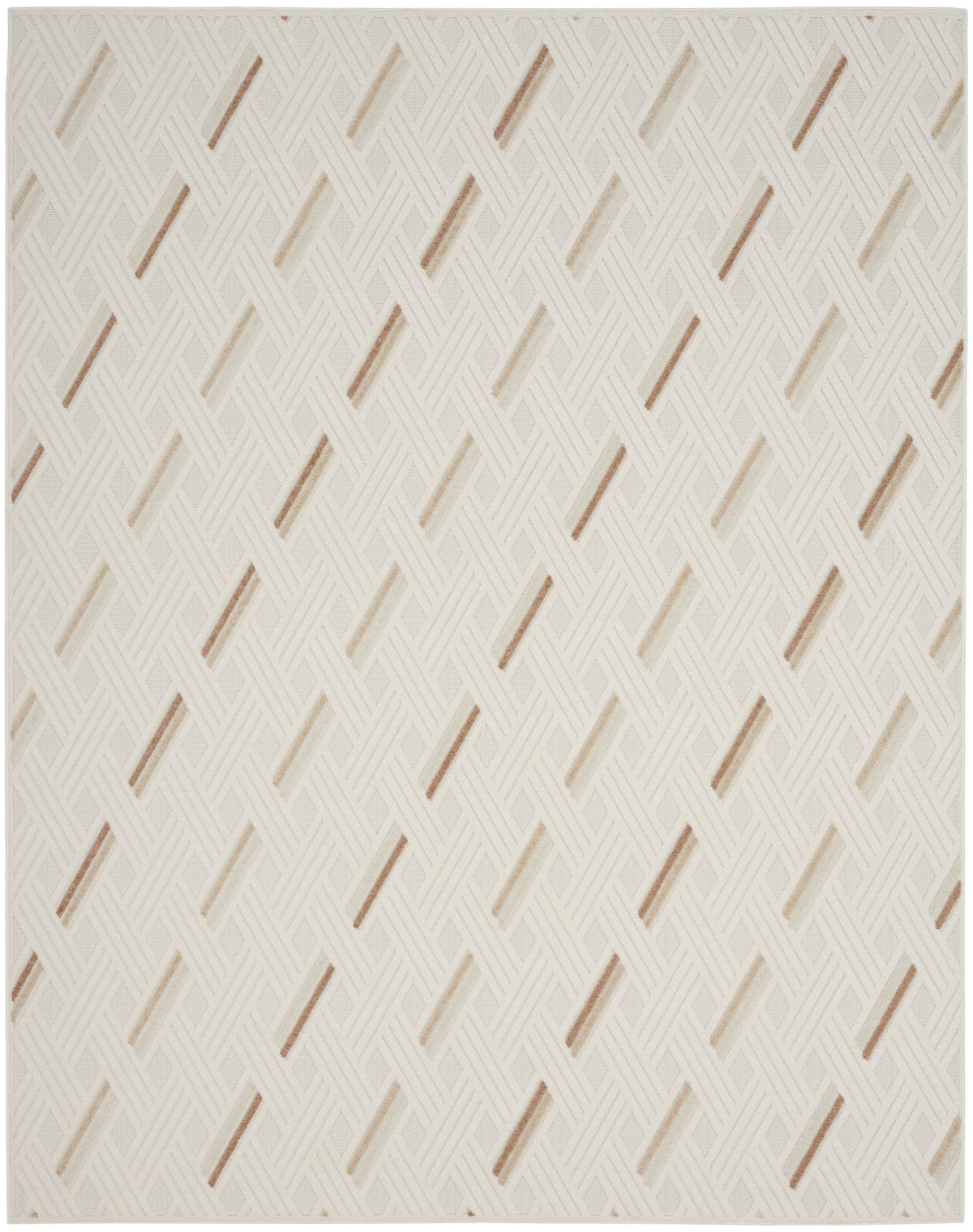 nourison care free caf05 ivory beige rug