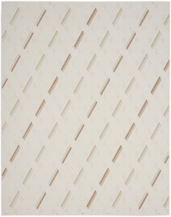 nourison care free caf05 ivory beige rug
