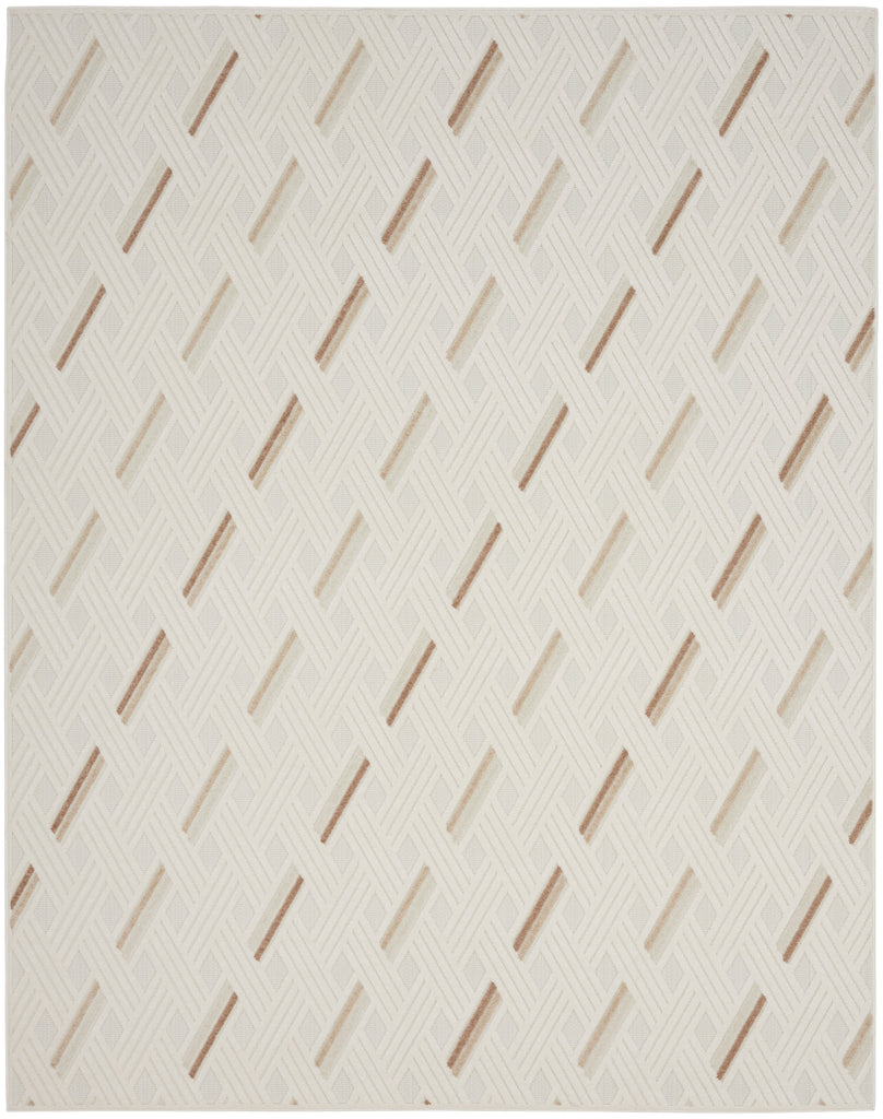 nourison care free caf05 ivory beige rug