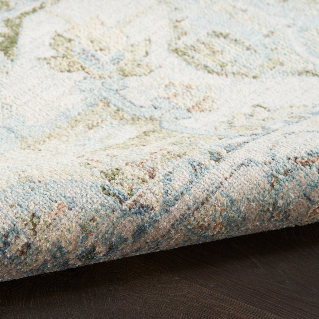 nourison astra machine washable asw12 blue green rug