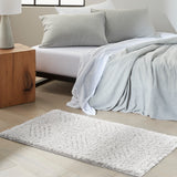 nourison surfaces sfc01 silver grey rug