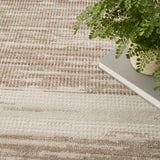 nourison serenity home srh07 mocha ivory rug