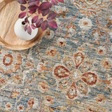 nourison sahar shr03 blue rug