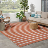 nourison positano pos03 terracotta ivory rug