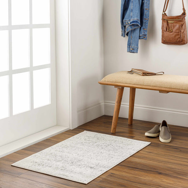 Hauteloom Rachel RAC Charcoal Machine Made Polypropylene Rug