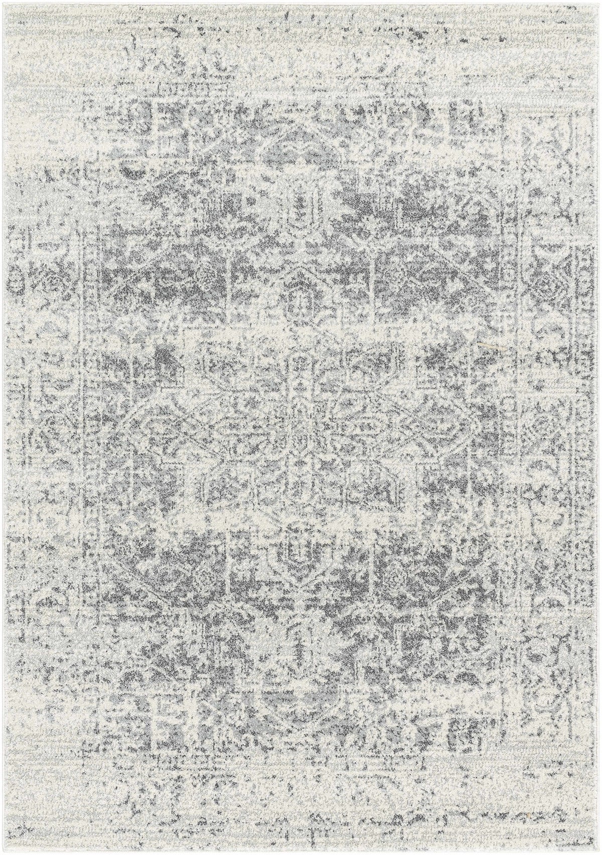 Hauteloom Rachel RAC Charcoal Machine Made Polypropylene Rug
