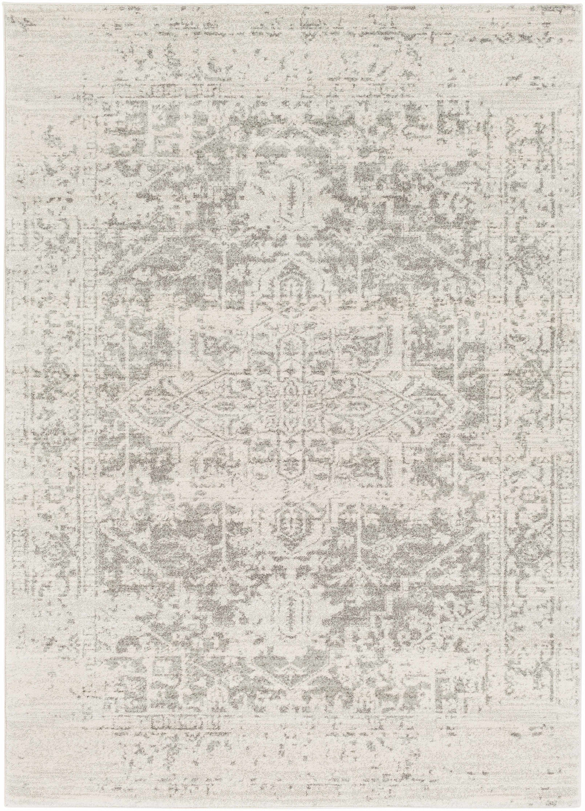 Hauteloom Rachel RAC Charcoal Machine Made Polypropylene Rug